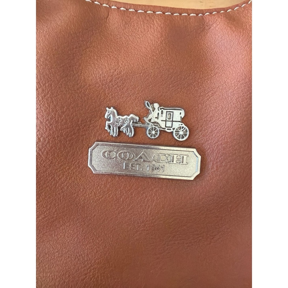 Coach Ashley Leather Convertible Satchel Shoulder Bag Brown - Picture 3 of 11